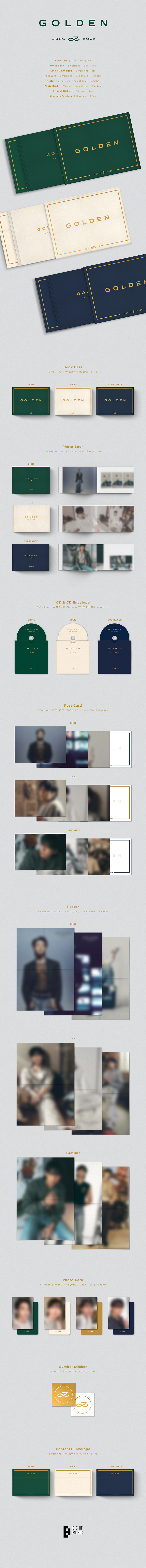 Jung Kook (BTS) 'GOLDEN' (Random Albums ver.)