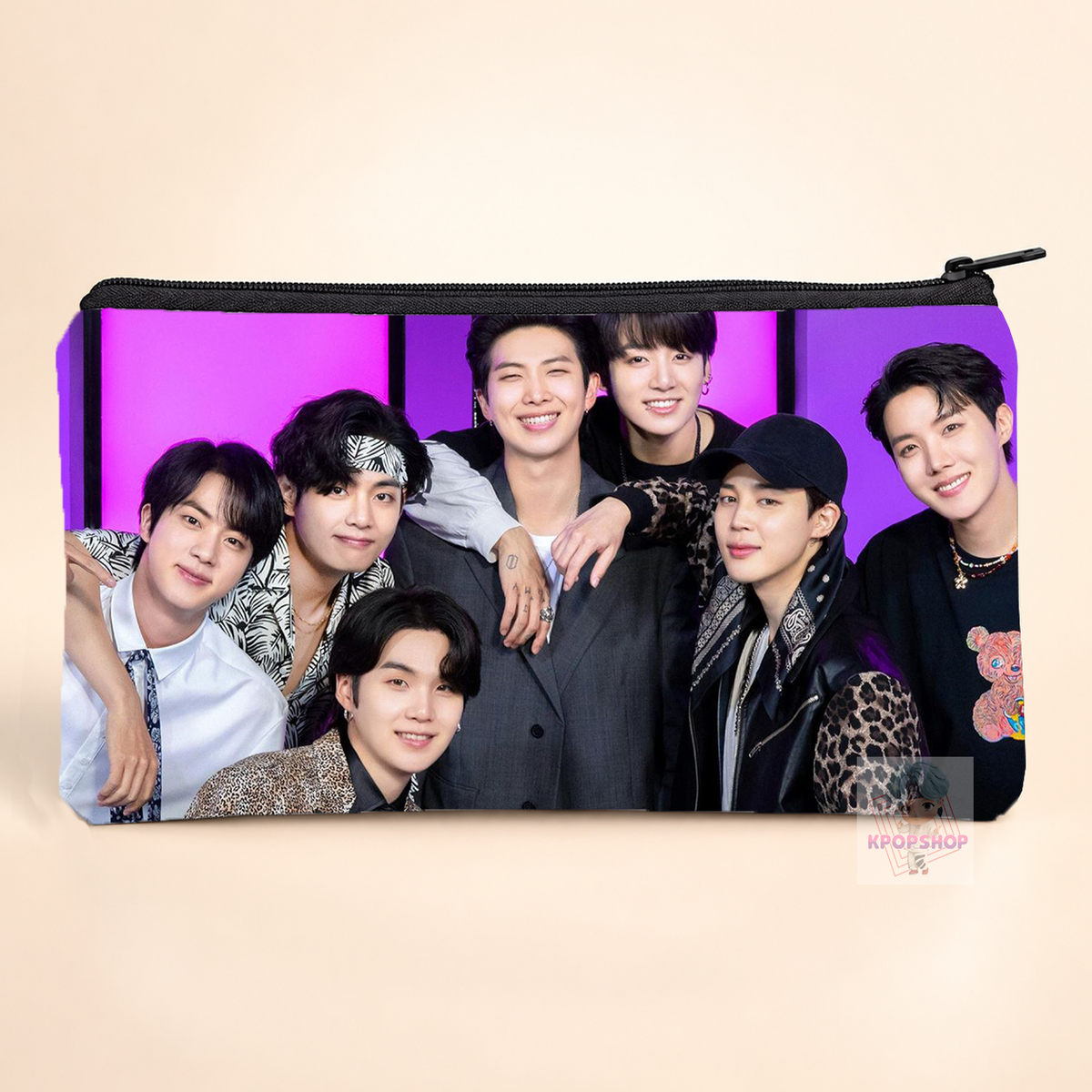 BTS Pencil Case Bangtan Boys Purse Wallet KPOP Pouch