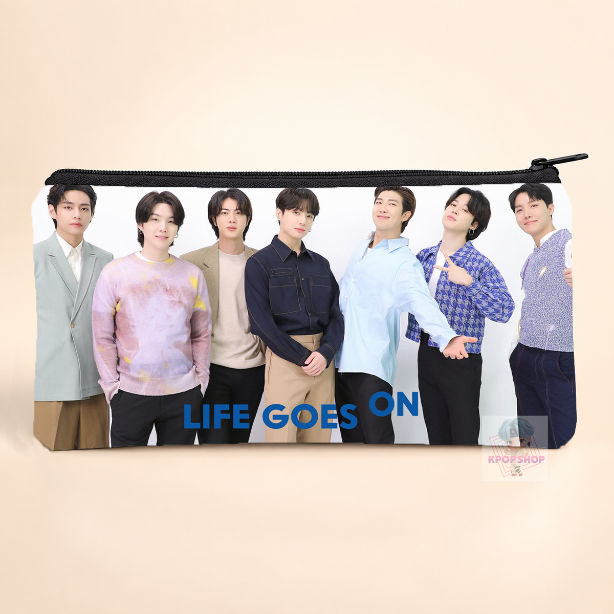 BTS Pencil Case Bangtan Boys Purse Wallet KPOP Pouch