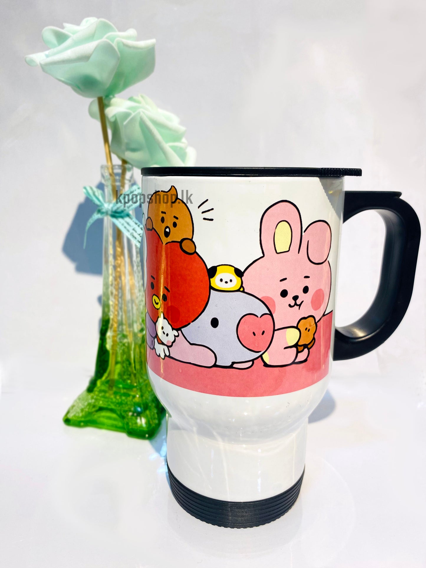BTS BT21 Stainless Steel Vacuum Coffee Mug Tumblr