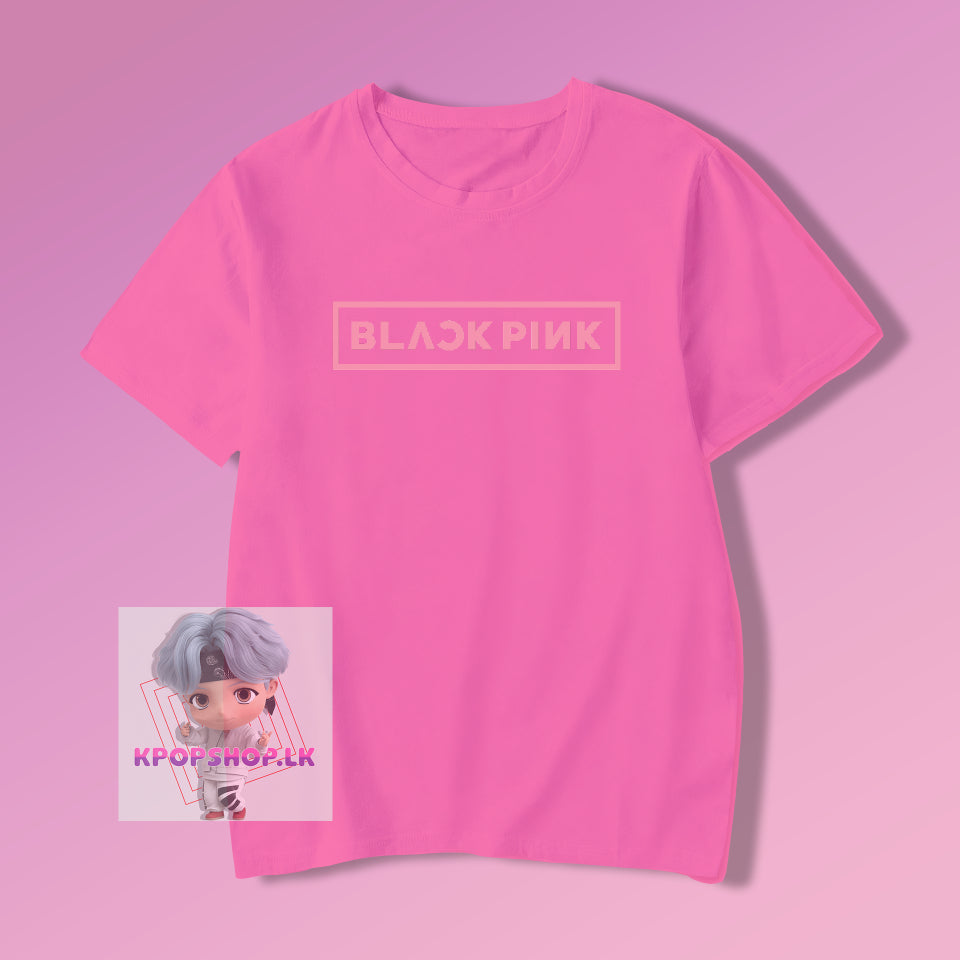 KPOP Blackpink Chest Logo T-shirt