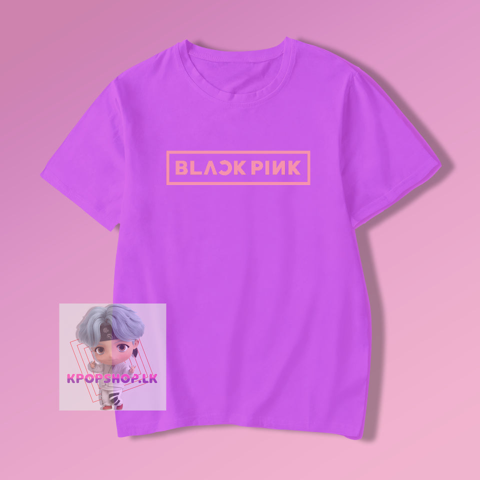 KPOP Blackpink Chest Logo T-shirt