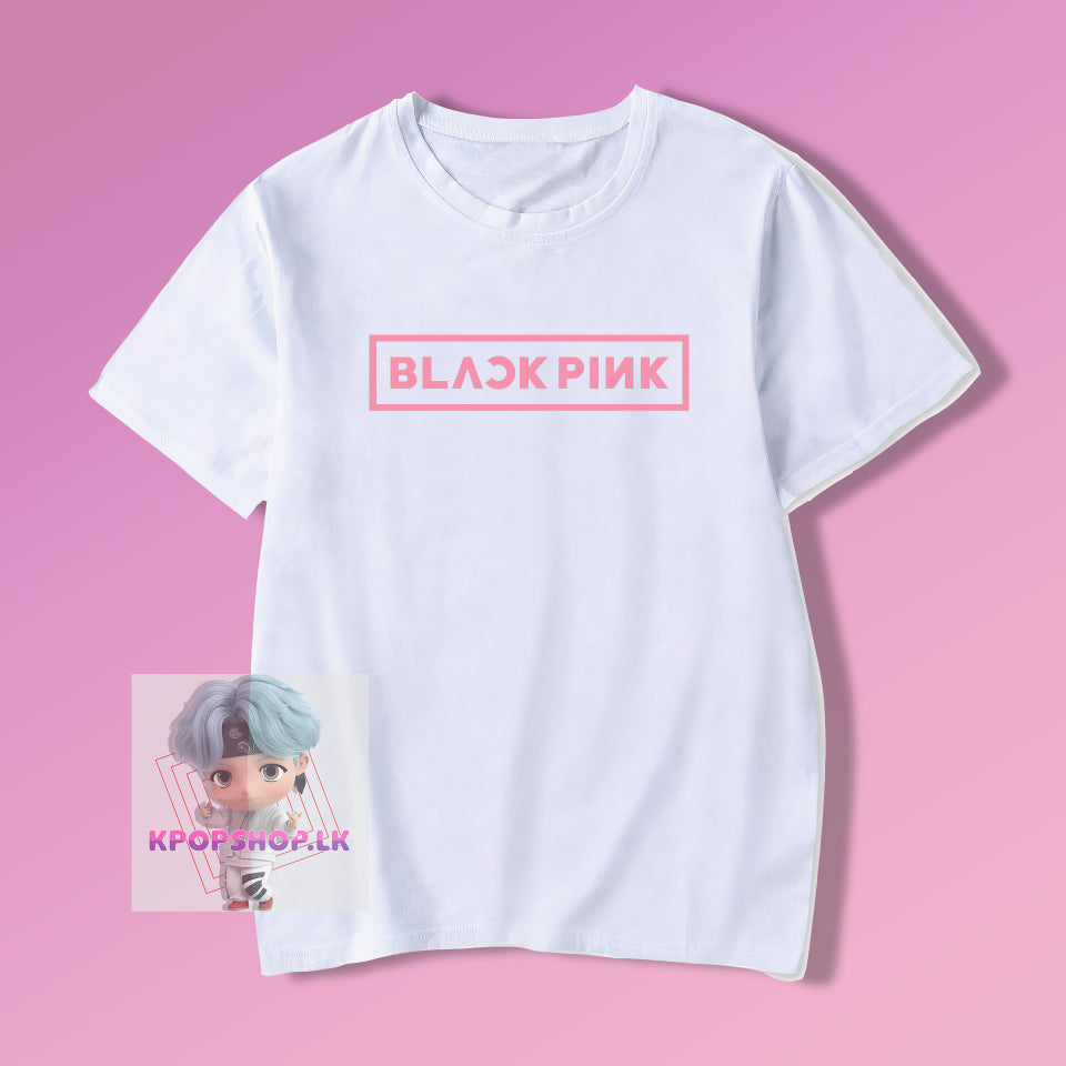 KPOP Blackpink Chest Logo T-shirt