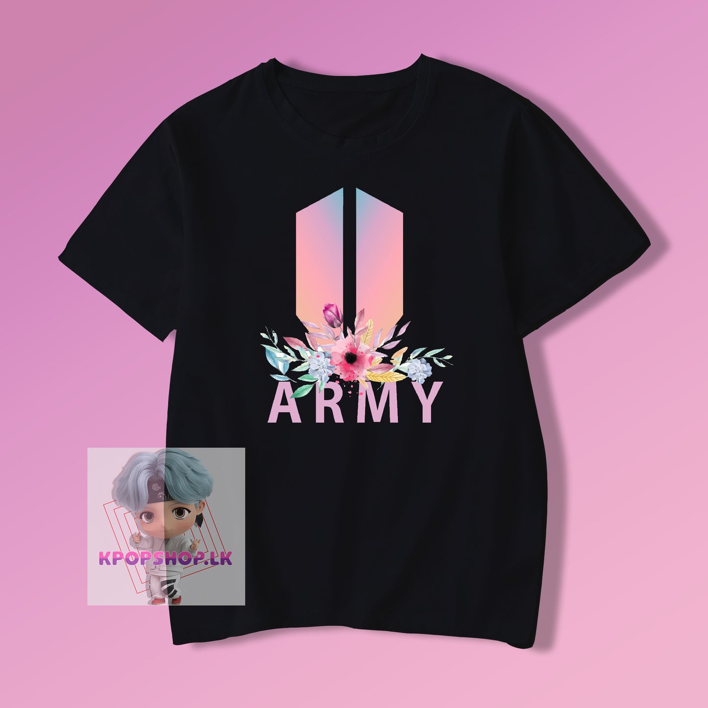 BTS Army Logo KPOP T-shirt