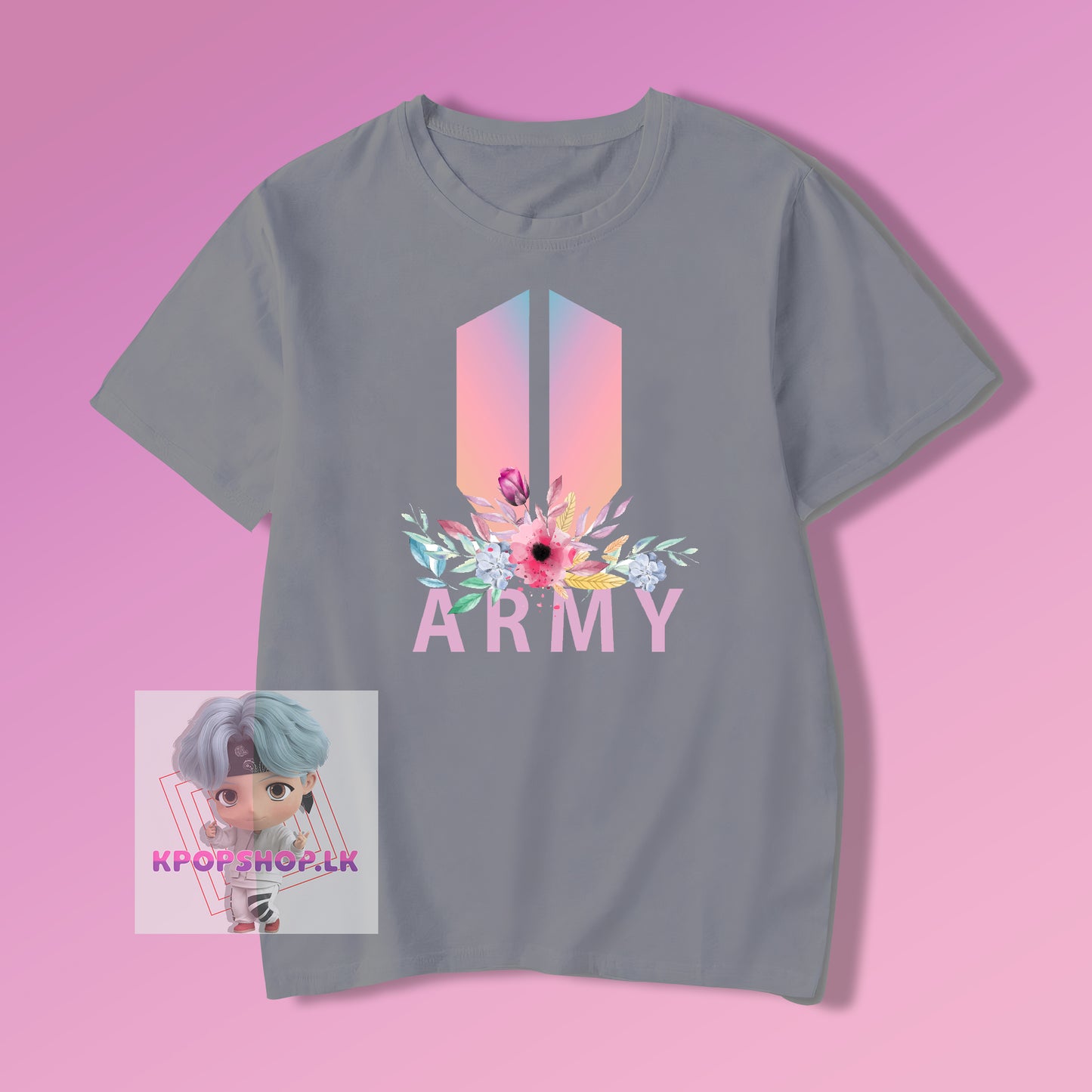 BTS Army Logo KPOP T-shirt