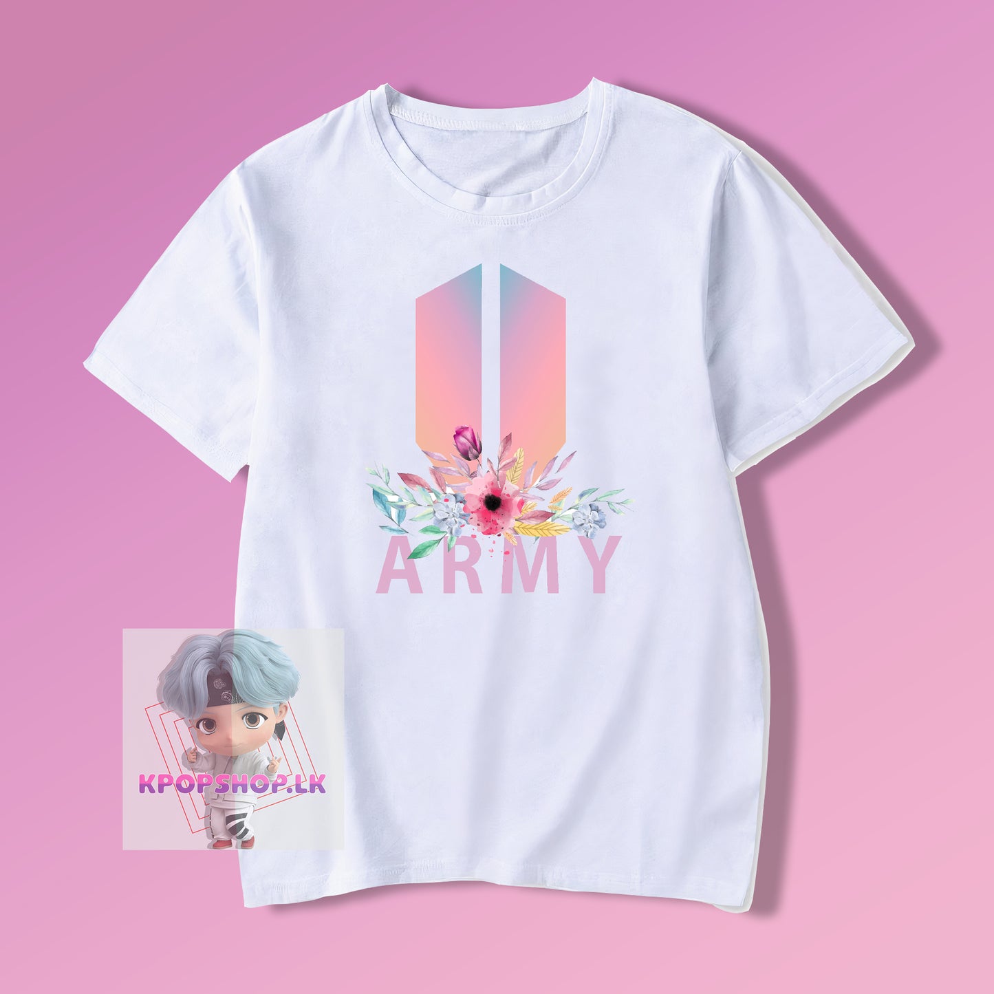 BTS Army Logo KPOP T-shirt