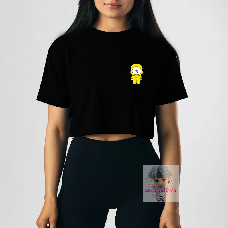 BTS BT21 CHIMMY Crop Top Short KPOP T-shirt
