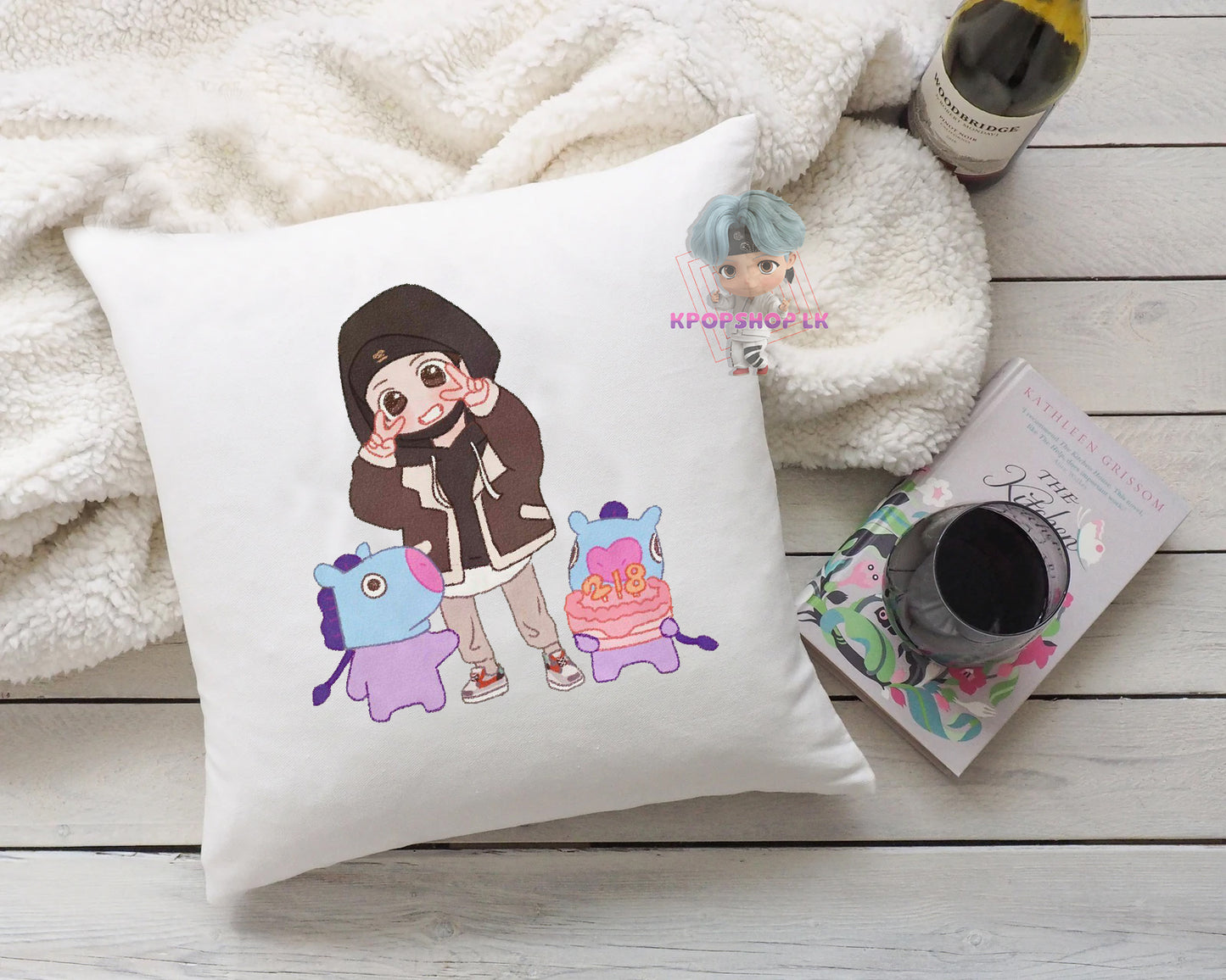 BTS BT21 Mang J-HOPE Sofa Cushion Pillow Plush KPOP