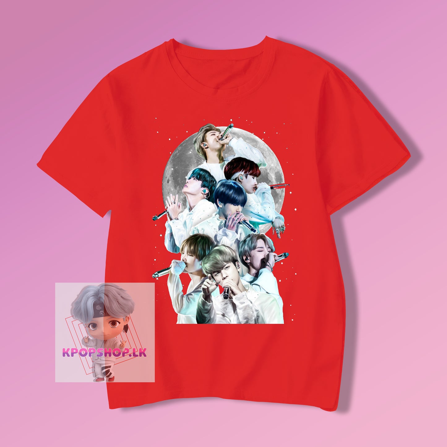 BTS KPOP Faces T-shirt