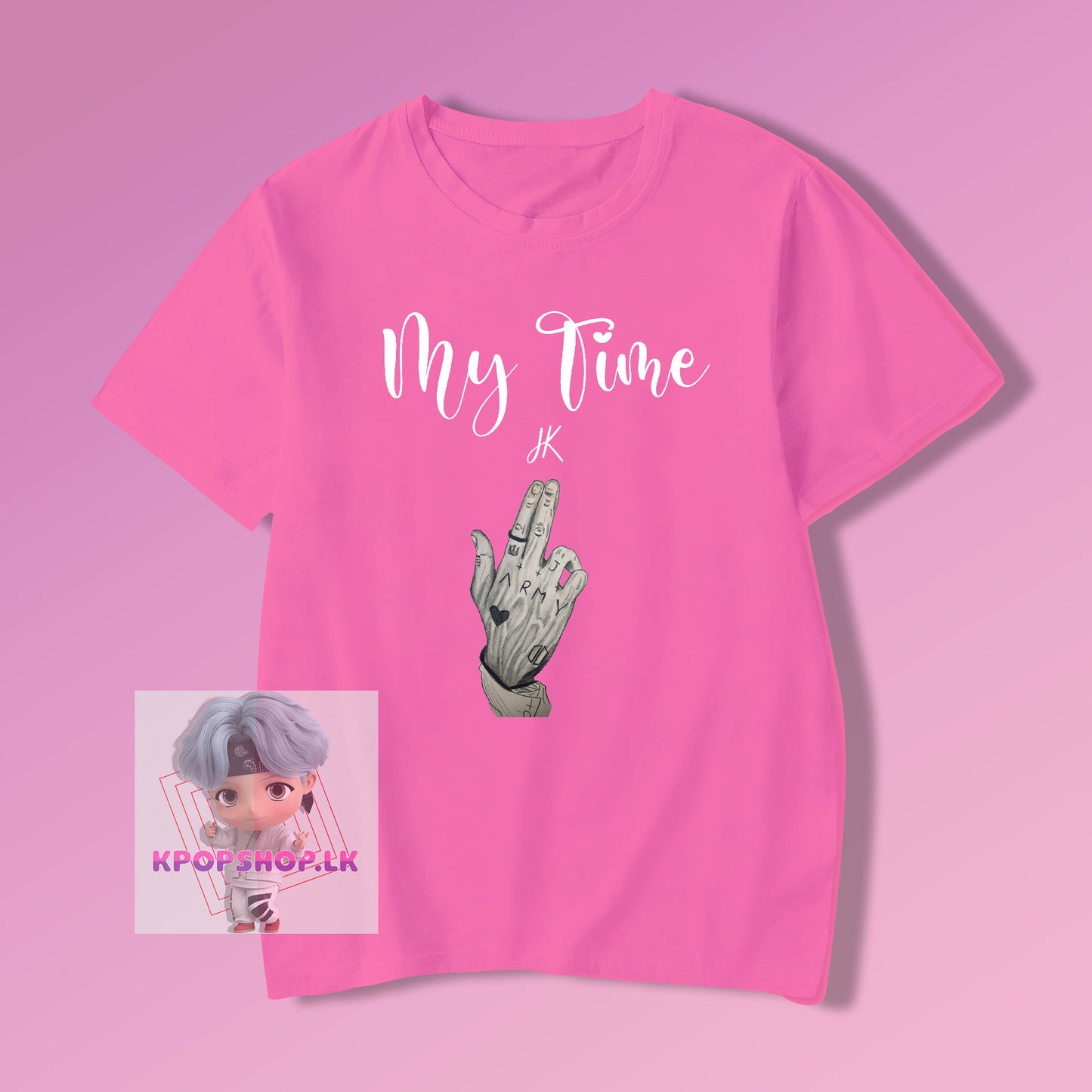 BTS Jungkook JK My Time KPOP T-shirt