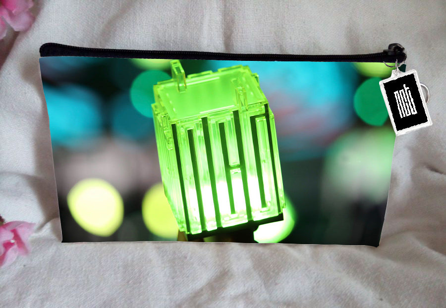 NCT Pencil Case Bangtan Boys Purse Wallet KPOP Pouch With FREE Key Tag