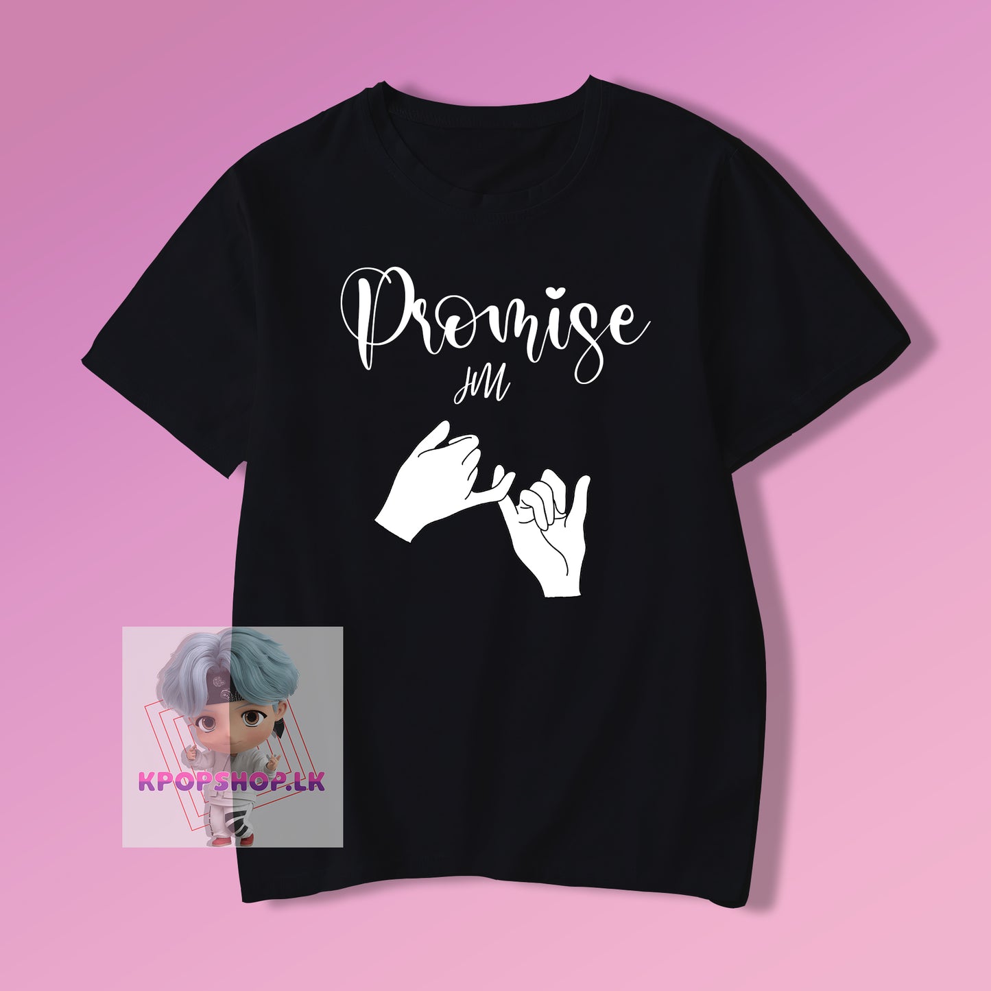 BTS Jimin JM Promise KPOP T-shirt