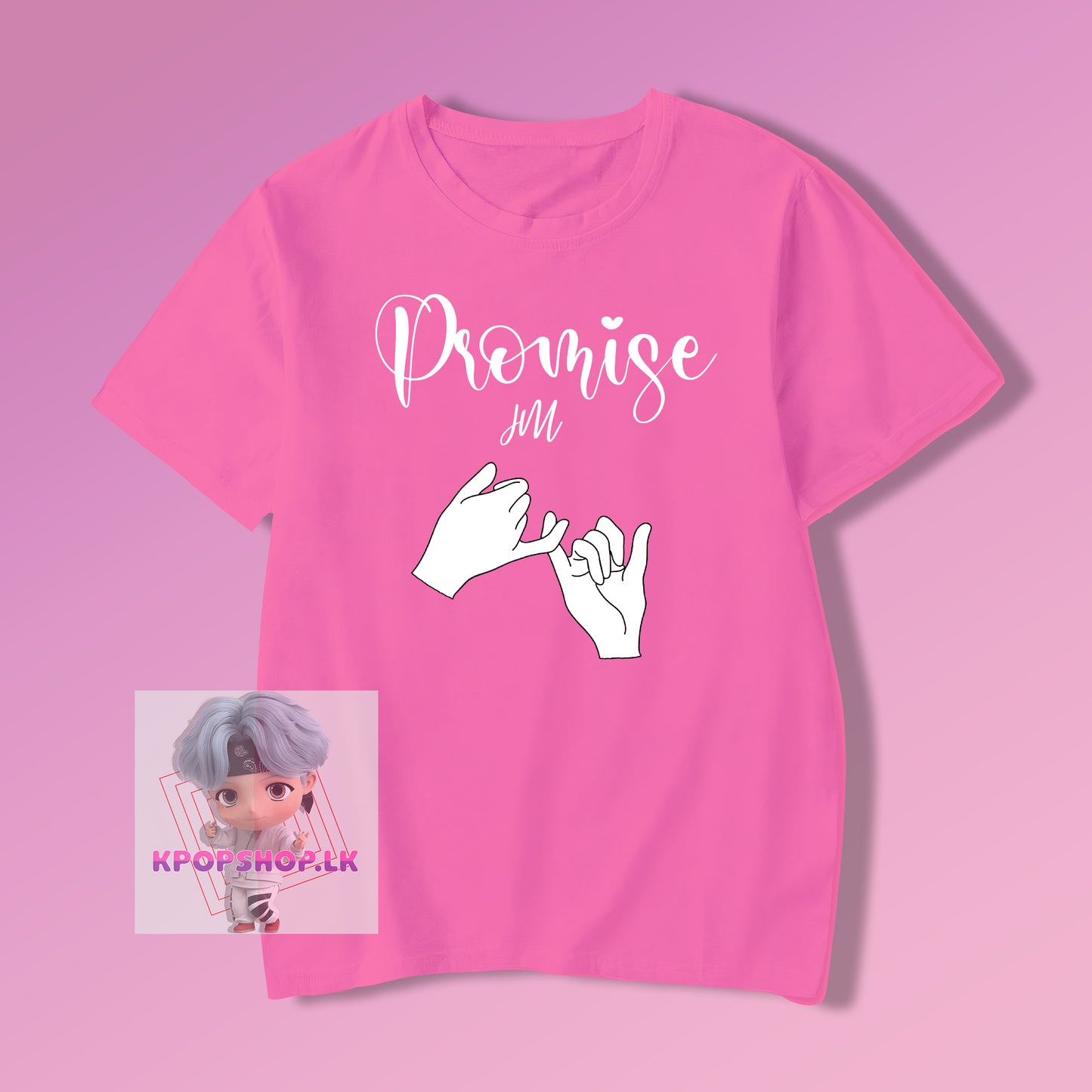 BTS Jimin JM Promise KPOP T-shirt