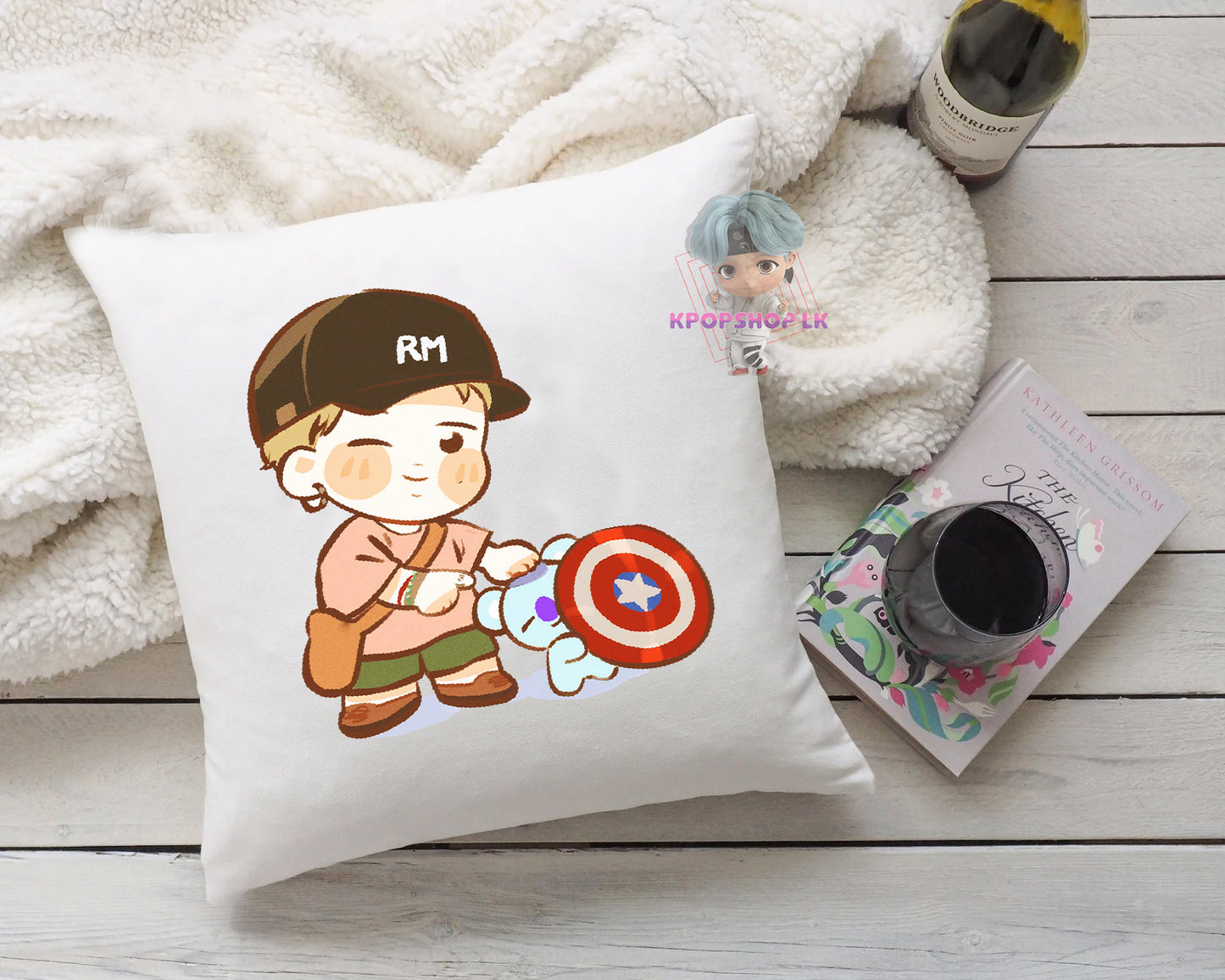 BTS Rap Monster RM Sofa Cushion Pillow Plush KPOP