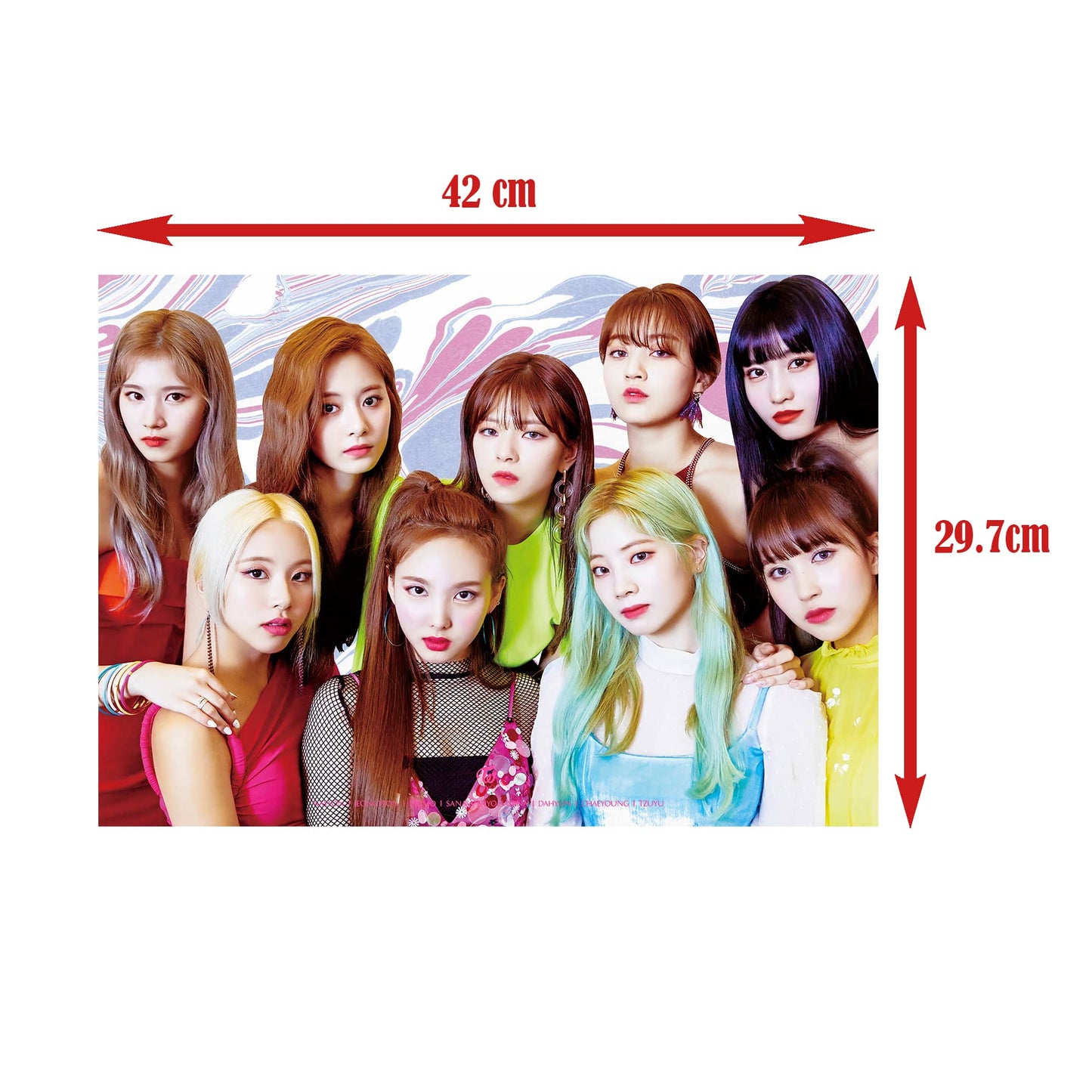 TWICE 5Pcs Wall Poster Pack KPOP