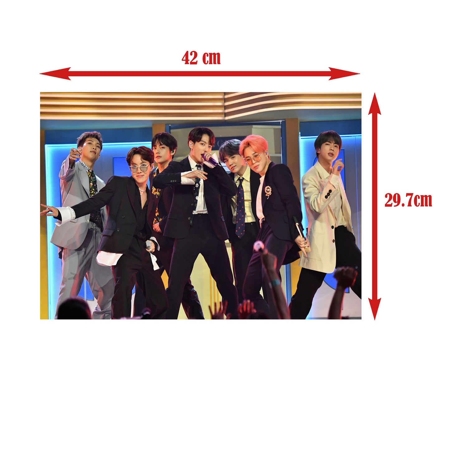 BTS 5Pcs Wall Poster Pack KPOP