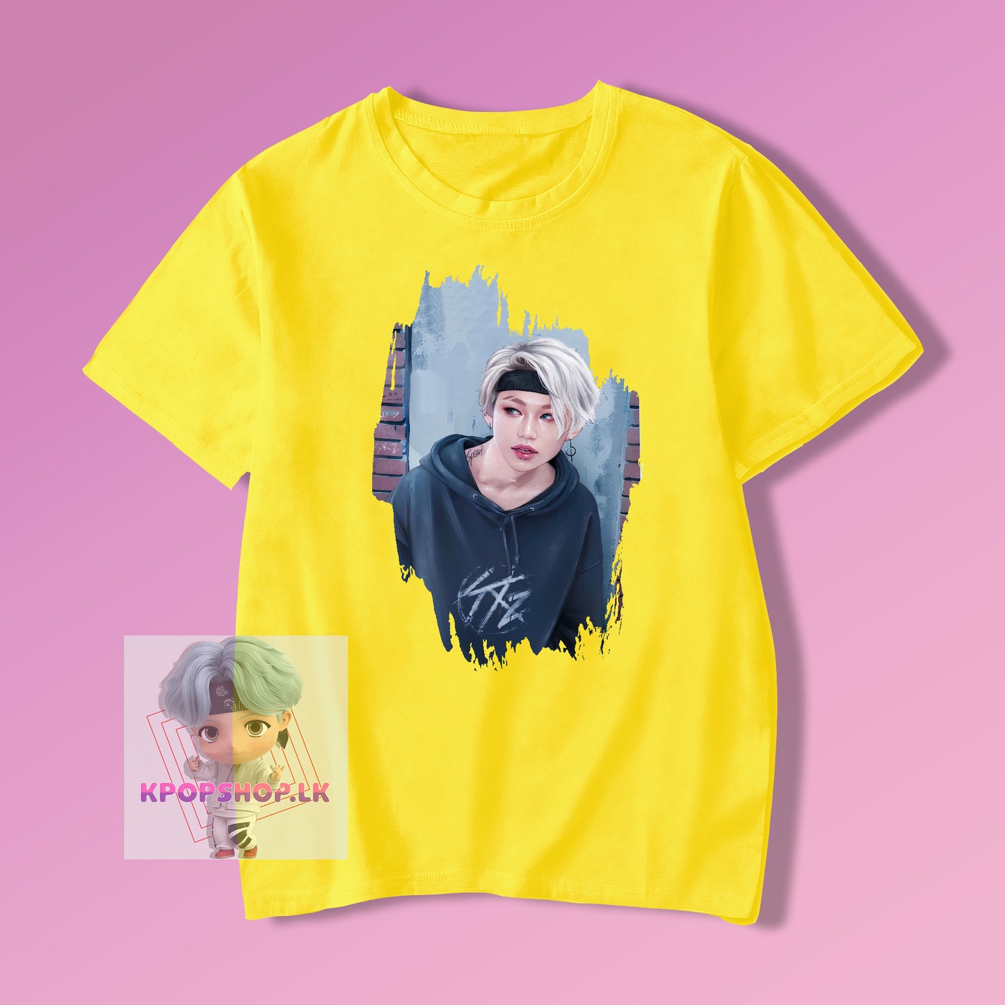 Straykids Lee Felix Digital Art KPOP T-shirt