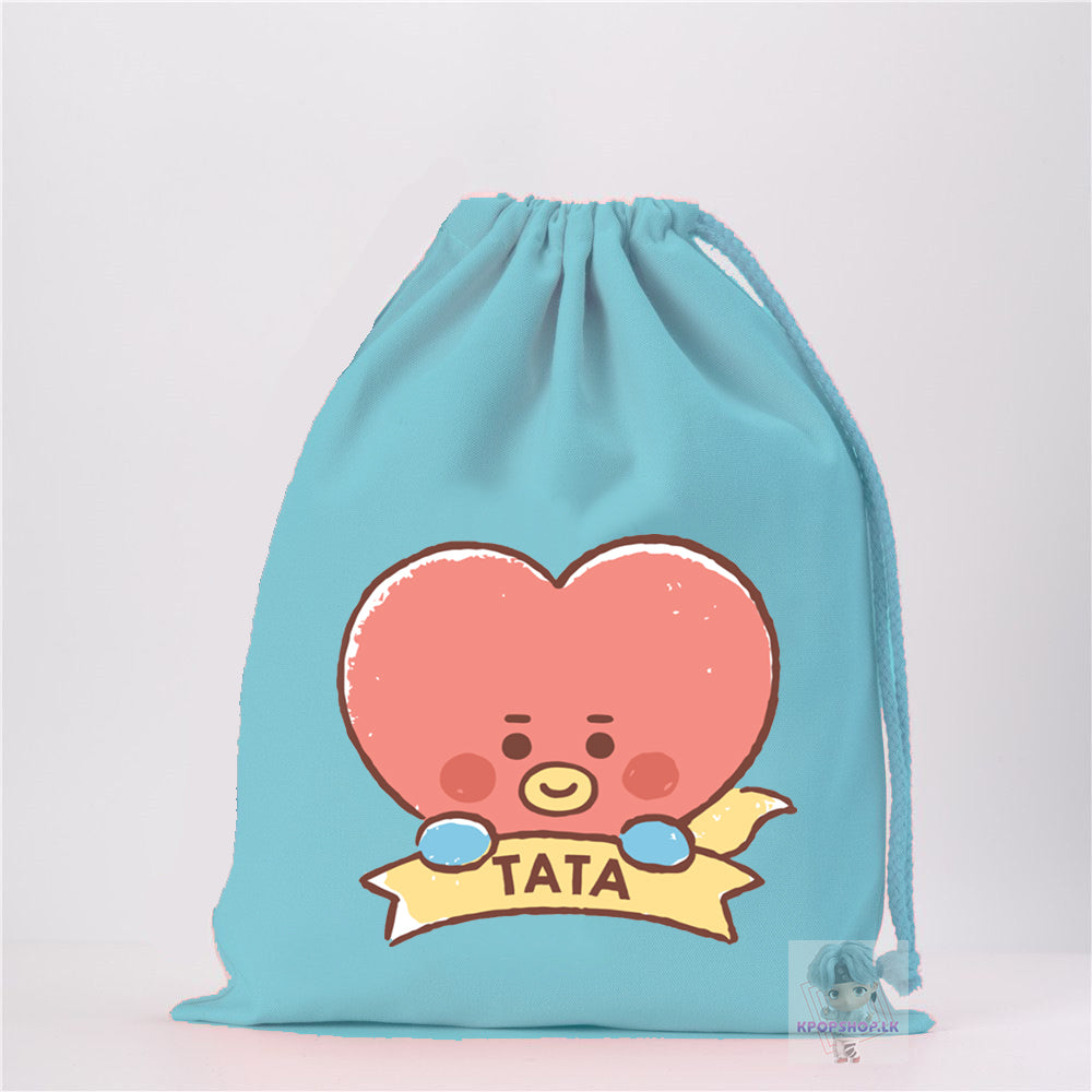 BTS BT21 Drawstring Bag