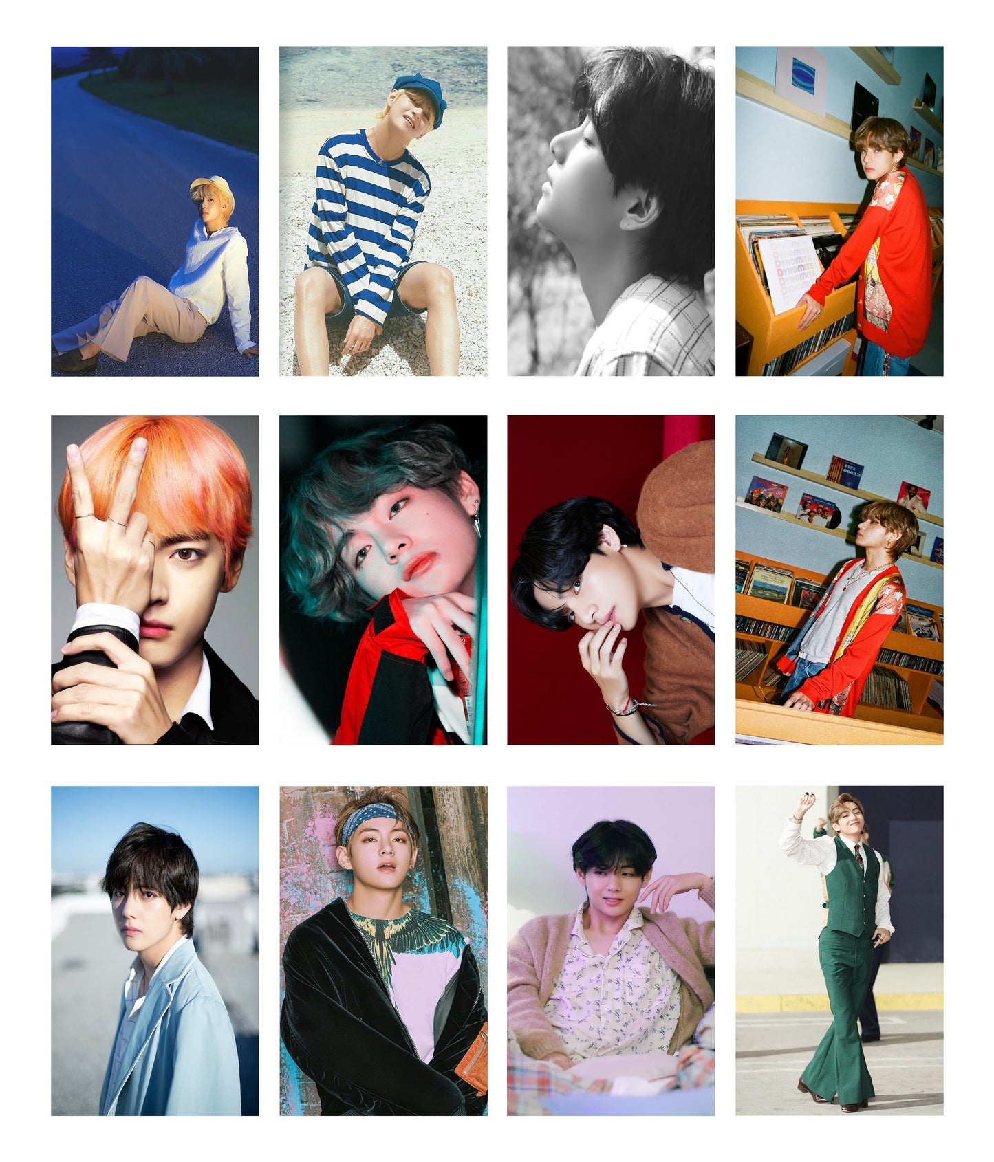 BTS 32Pcs Kim Taehyung V Lomo Card Pack