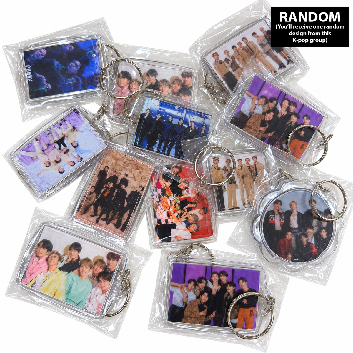 BTS Plastic Key Tag