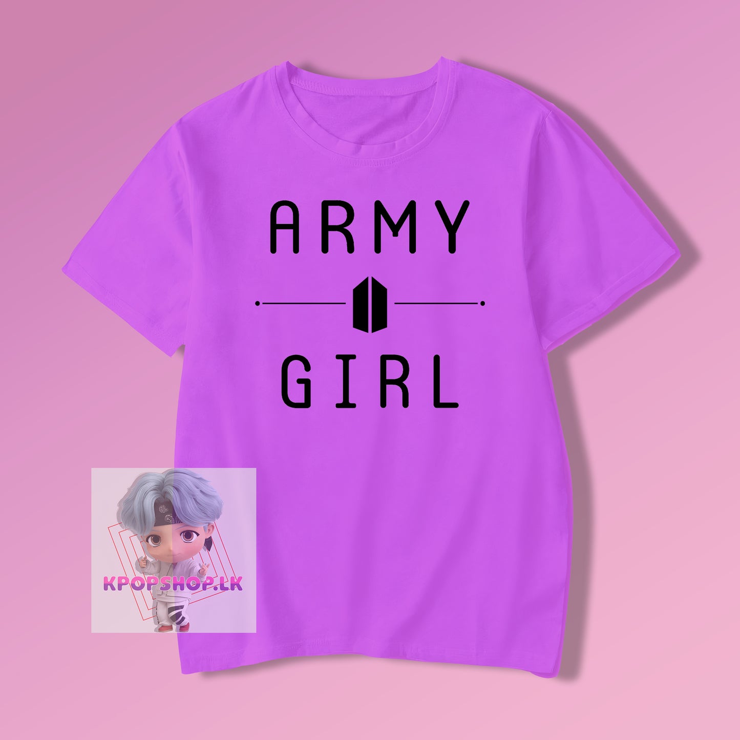 BTS Army Girl Unisex Tshirt KPOP T-shirt