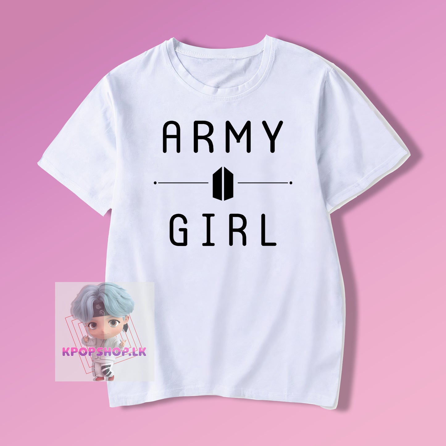 BTS Army Girl Unisex Tshirt KPOP T-shirt