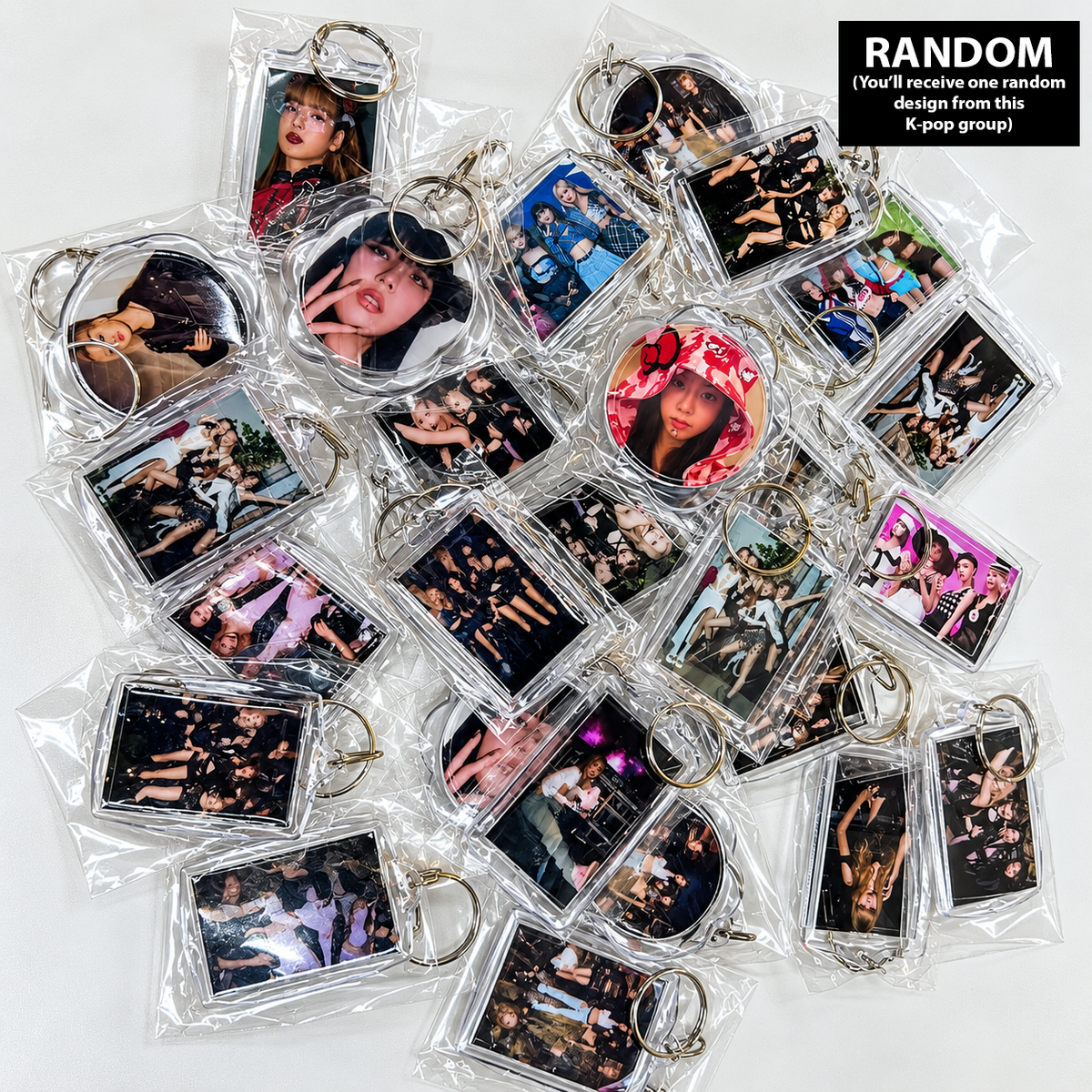 Blackpink Plastic Key Tag