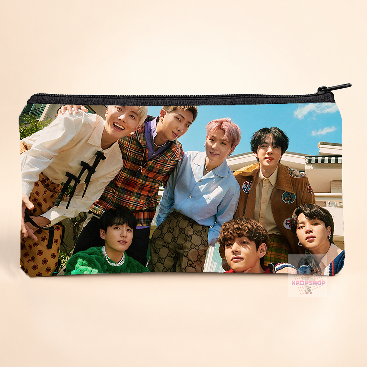 BTS Pencil Case Bangtan Boys Purse Wallet KPOP Pouch