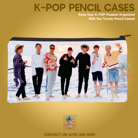 BTS Pencil Case Bangtan Boys Purse Wallet KPOP Pouch