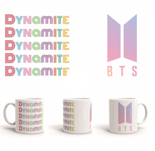 BTS Dynamite Ceramic Coffee KPOP Mug