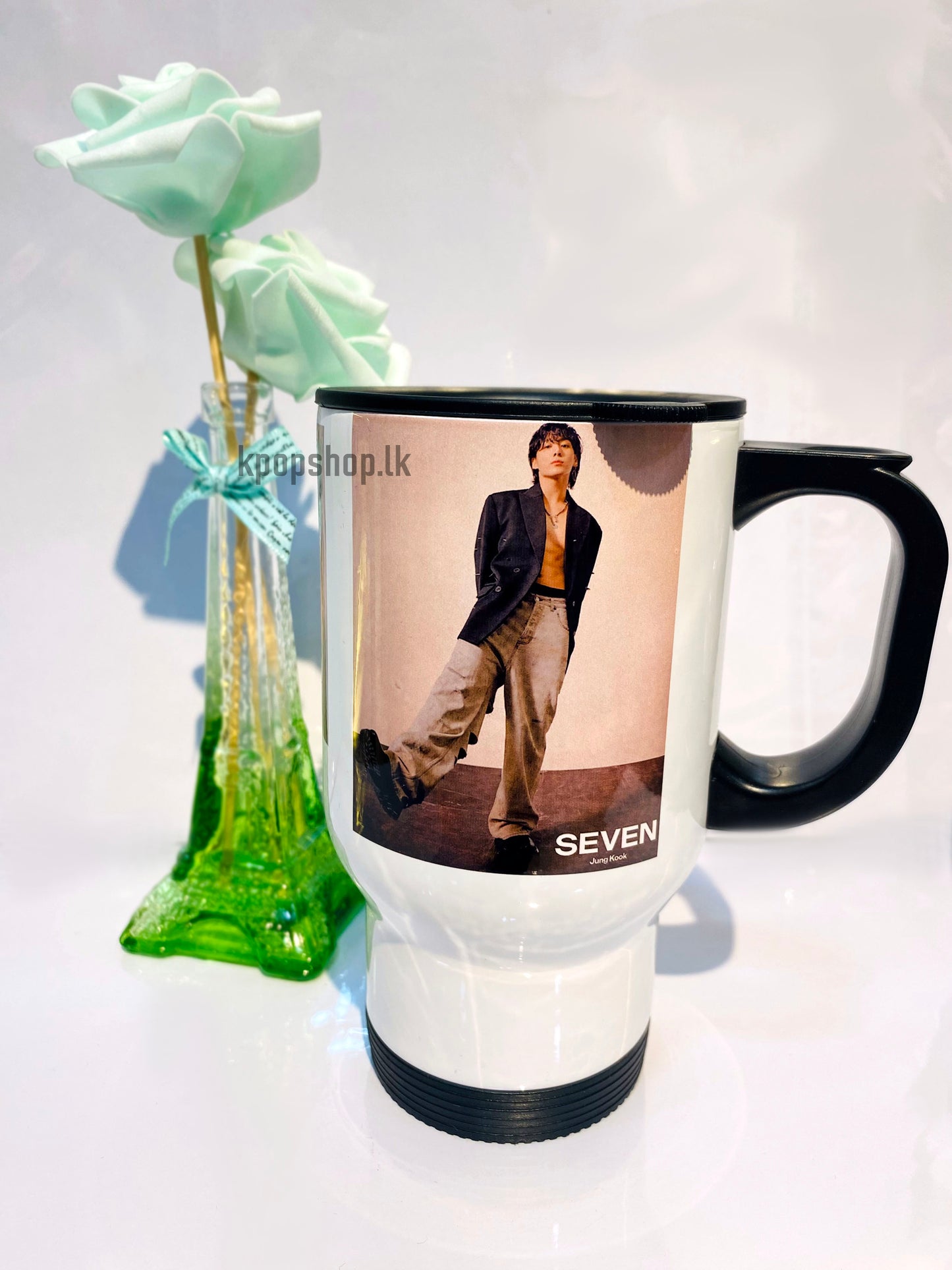 BTS Jungkook Stainless Steel Vacuum Coffee Mug Tumblr