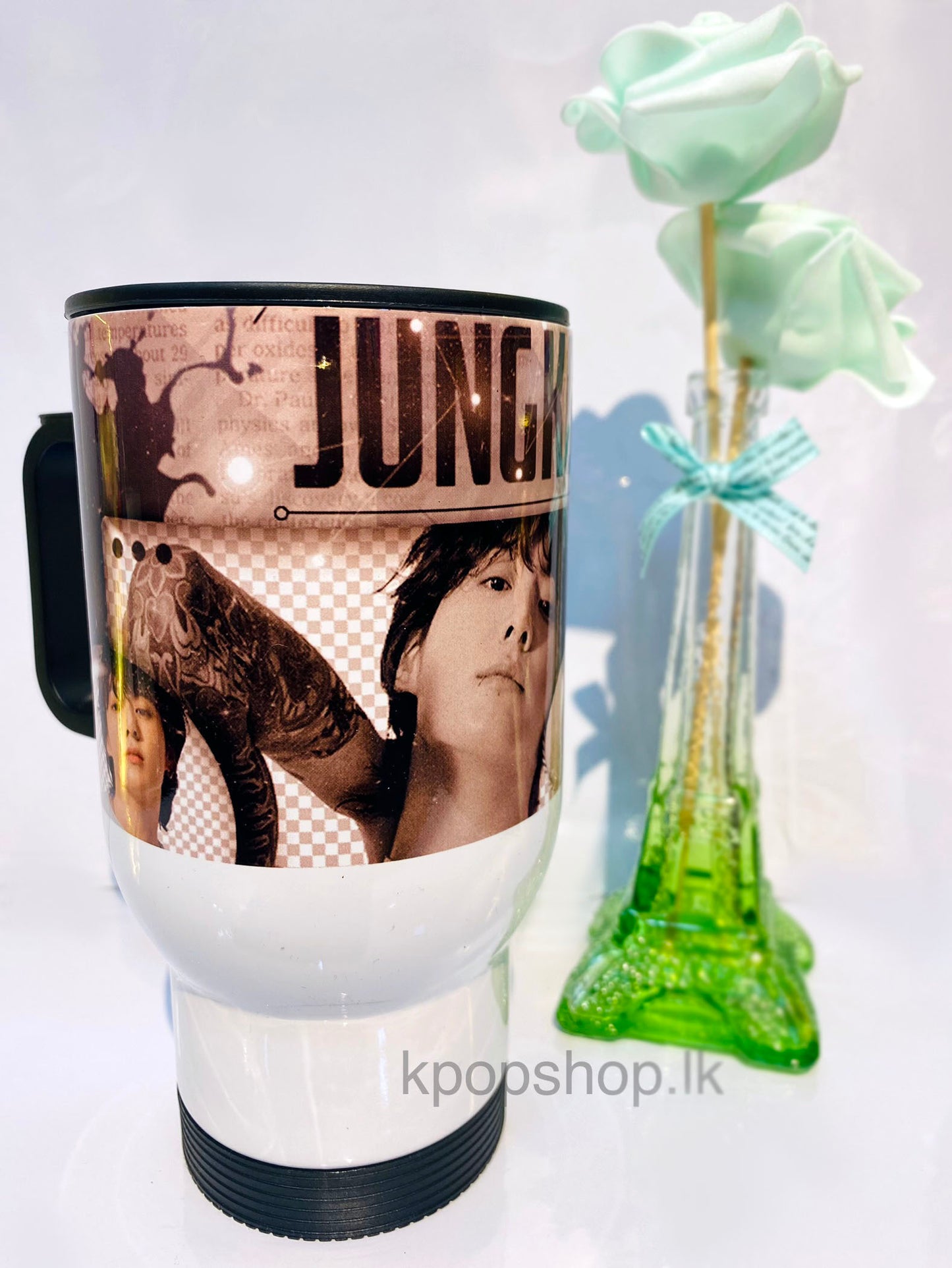 BTS Jungkook Stainless Steel Vacuum Coffee Mug Tumblr