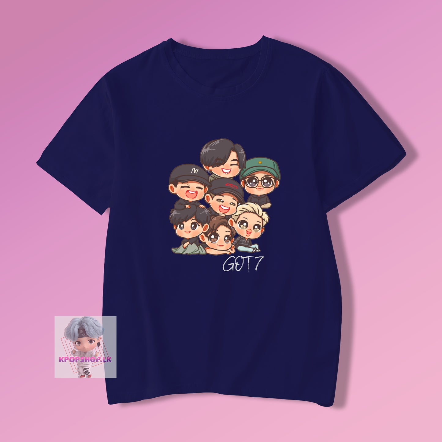 GOT7 Cartoon KPOP T-shirt