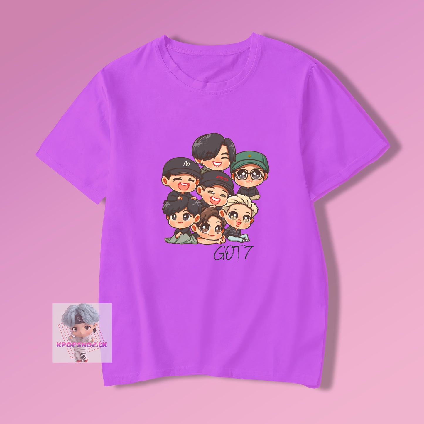 GOT7 Cartoon KPOP T-shirt