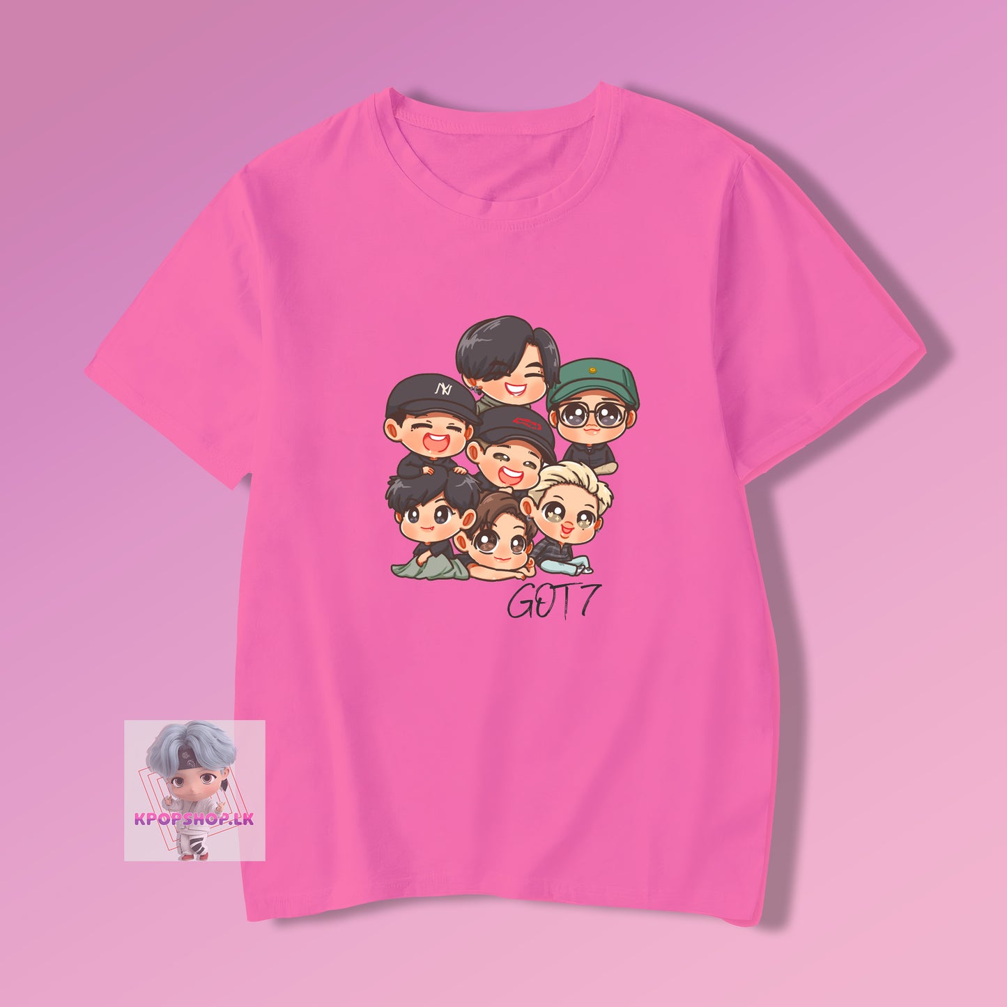 GOT7 Cartoon KPOP T-shirt