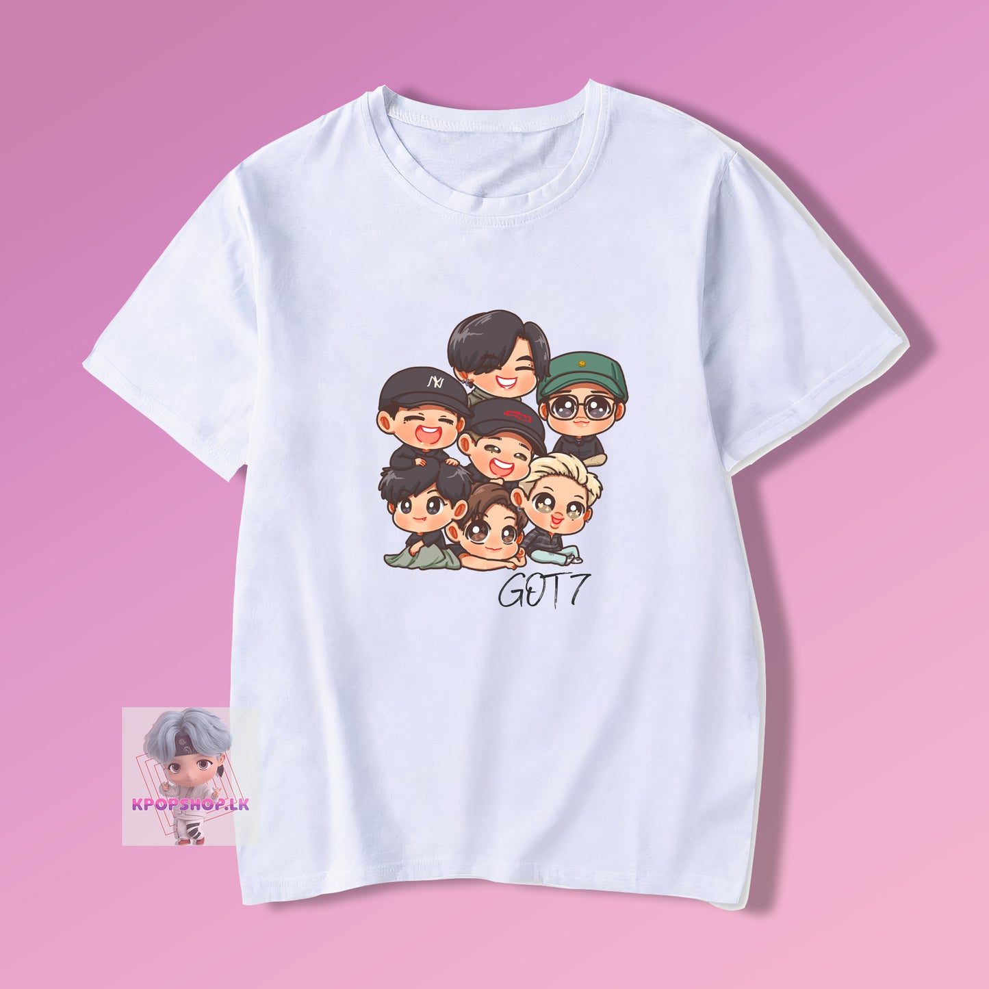 GOT7 Cartoon KPOP T-shirt