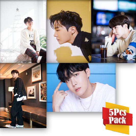 BTS J-HOPE 5Pcs Wall Poster Pack KPOP