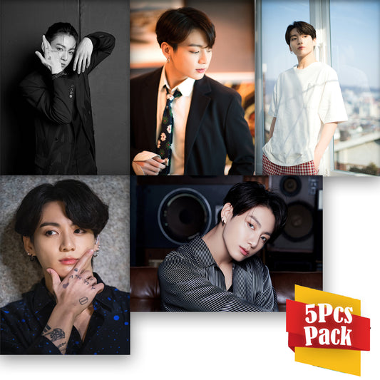 BTS JUNGKOOK JK 5Pcs Wall Poster Pack KPOP