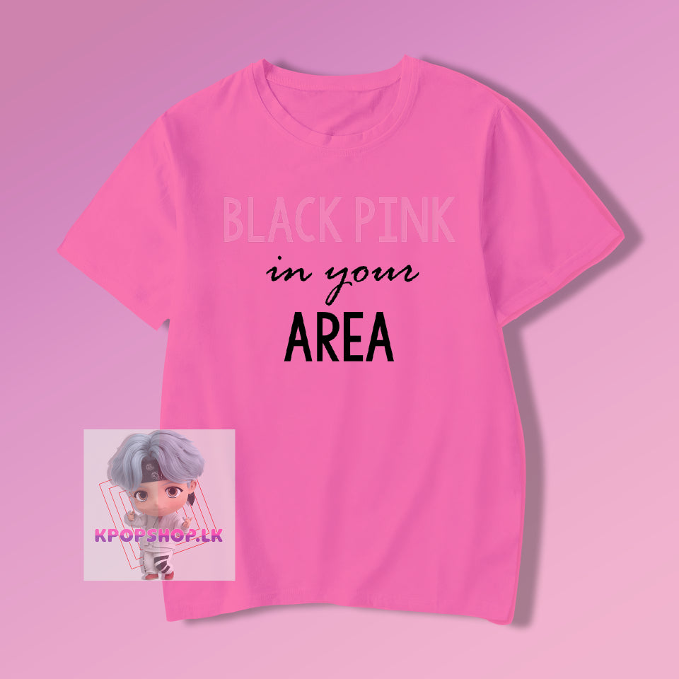 KPOP Blackpink in your area Logo T-shirt