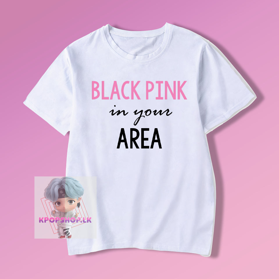 KPOP Blackpink in your area Logo T-shirt