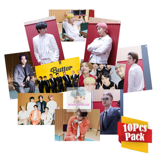 BTS Butter 10Pcs Wall Poster Pack KPOP