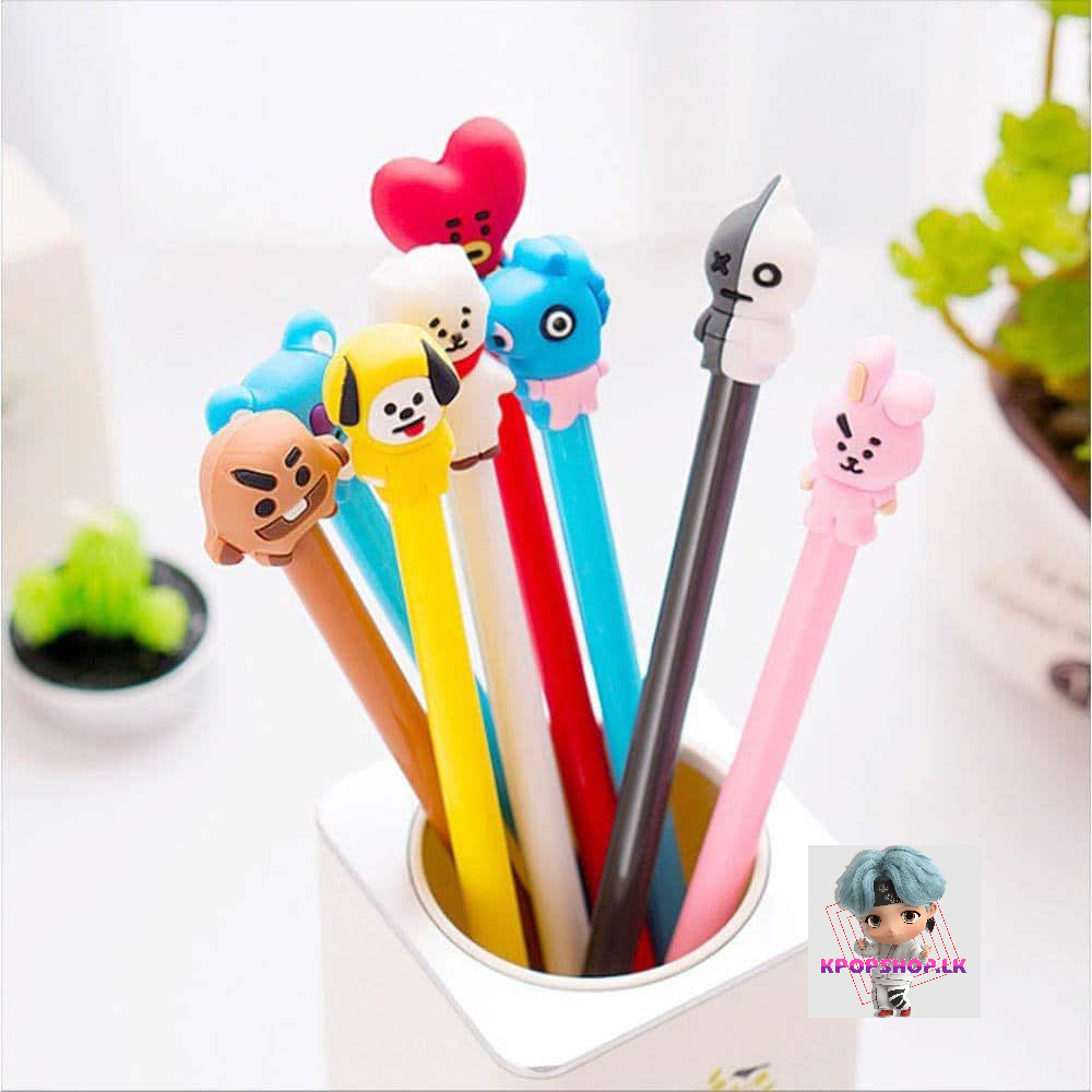 BT21 BTS Writing Gel Pens Set