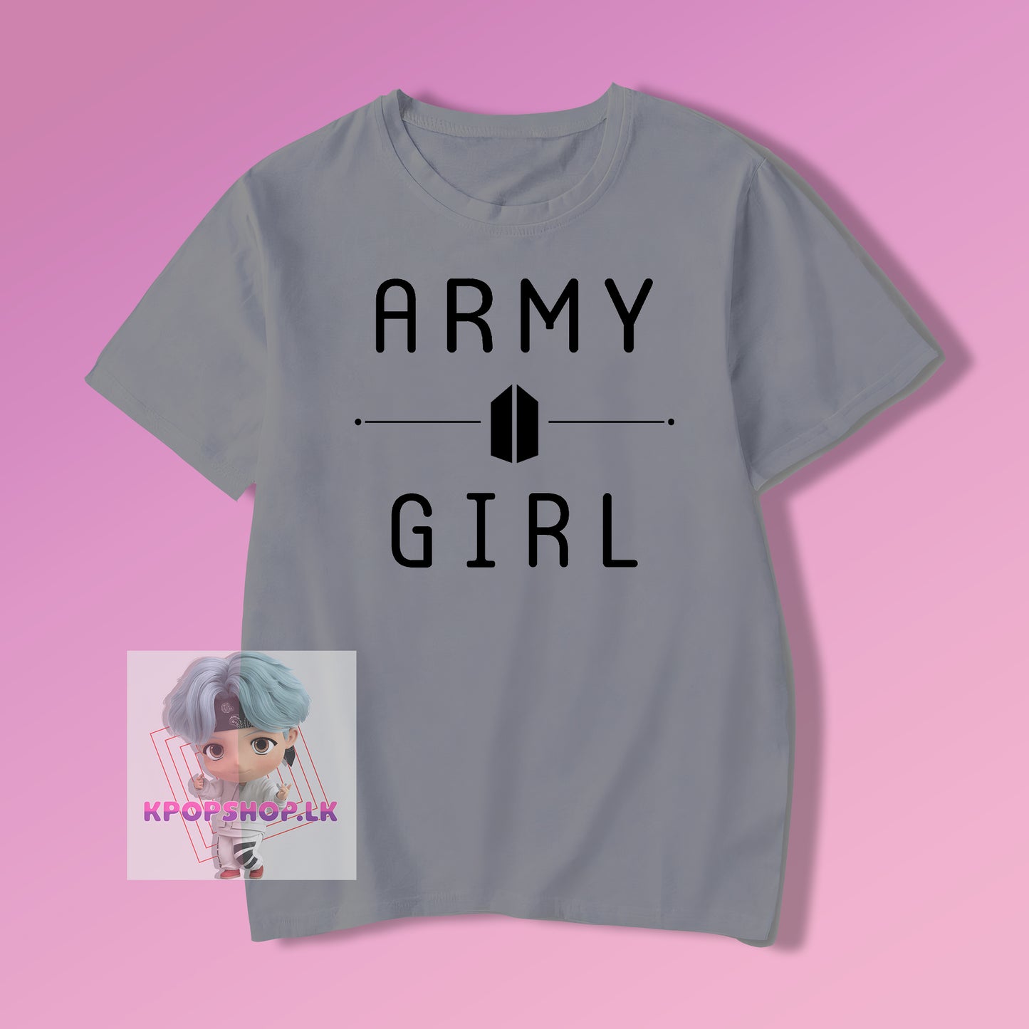 BTS Army Girl KPOP T-shirt