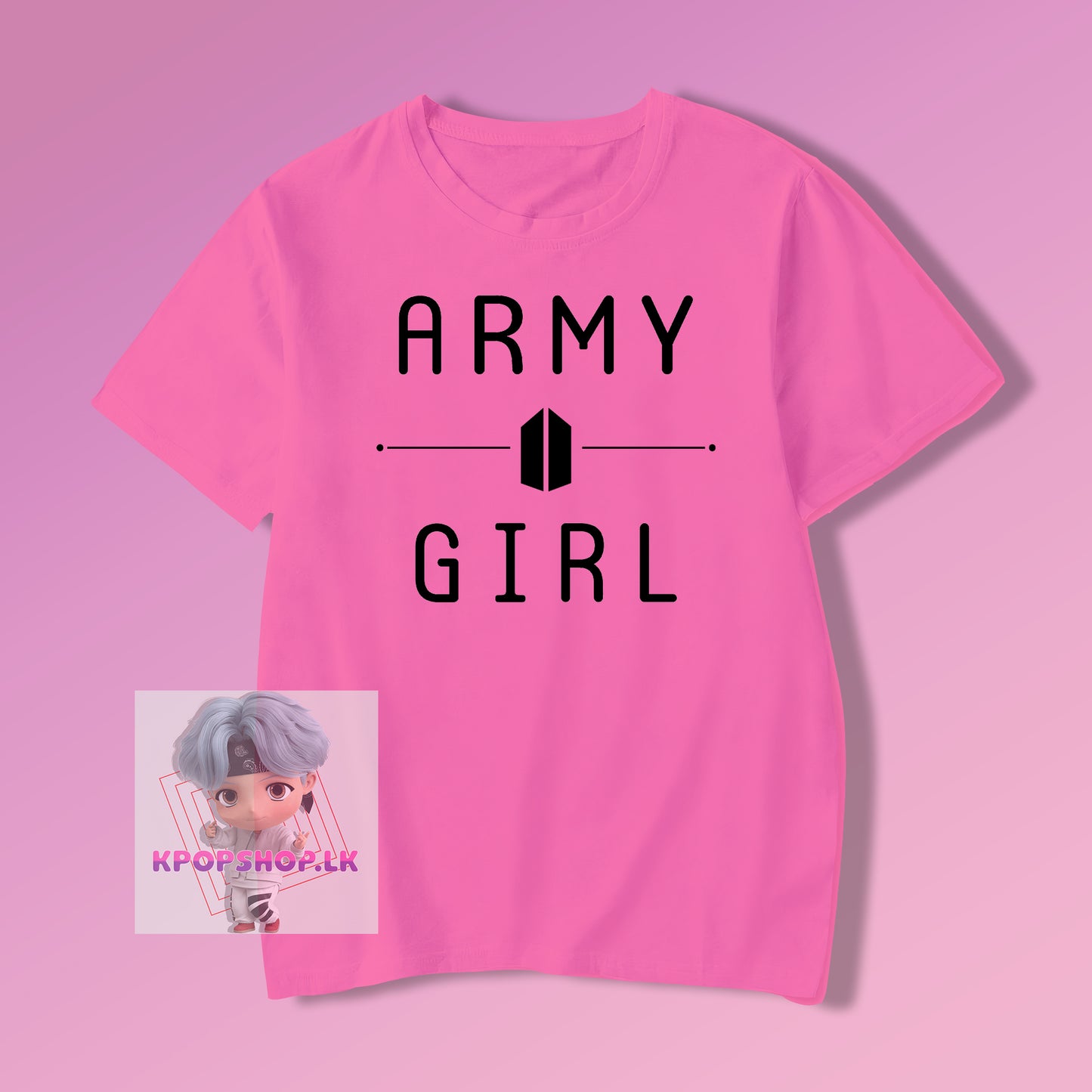 BTS Army Girl KPOP T-shirt