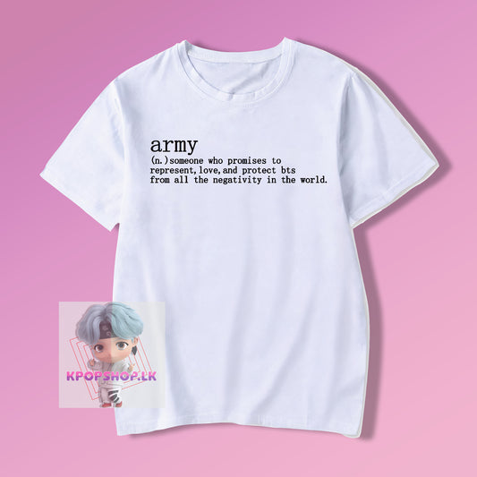 BTS Meaning Of Army KPOP T-shirt