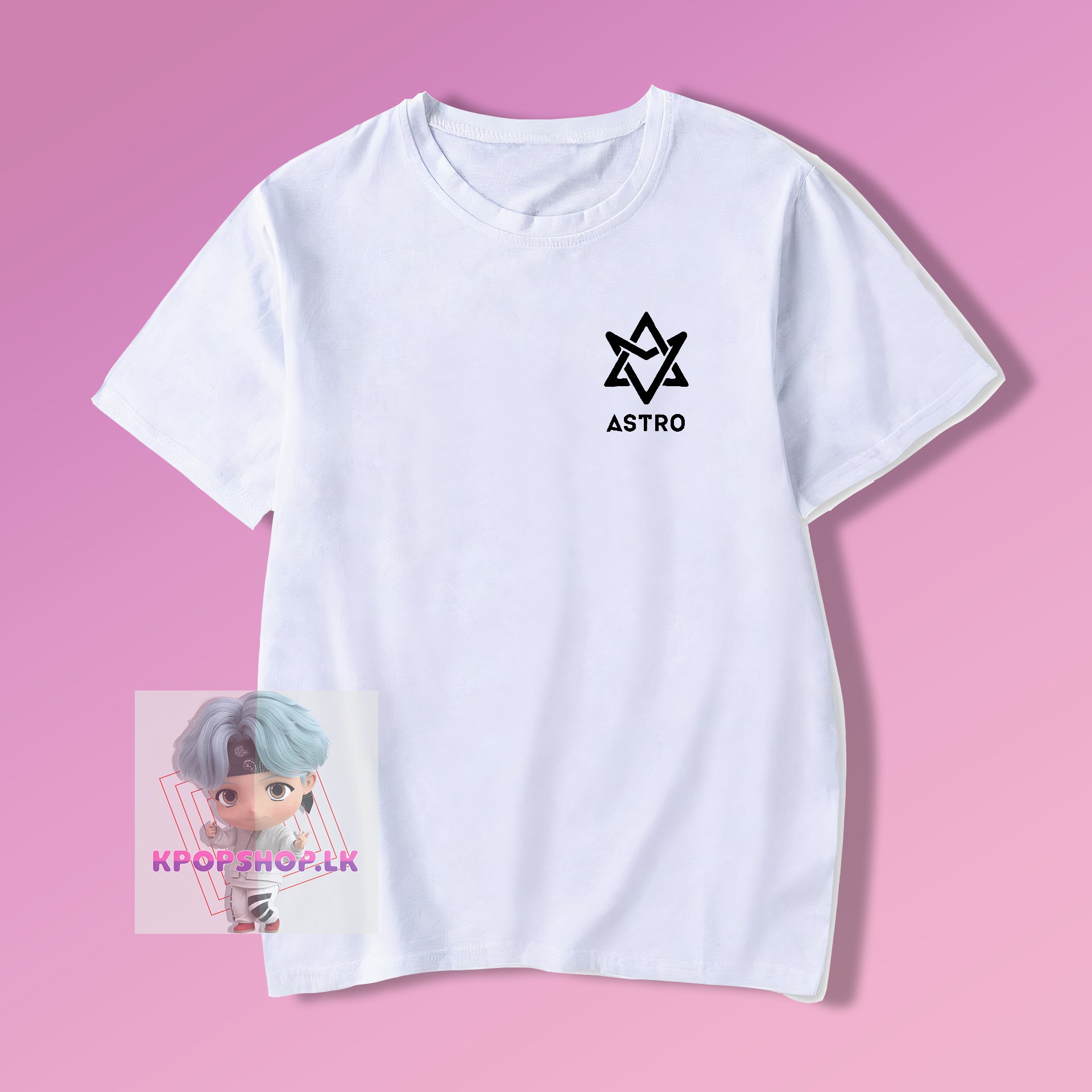Astro Logo KPOP T-shirt – kpopshop.lk