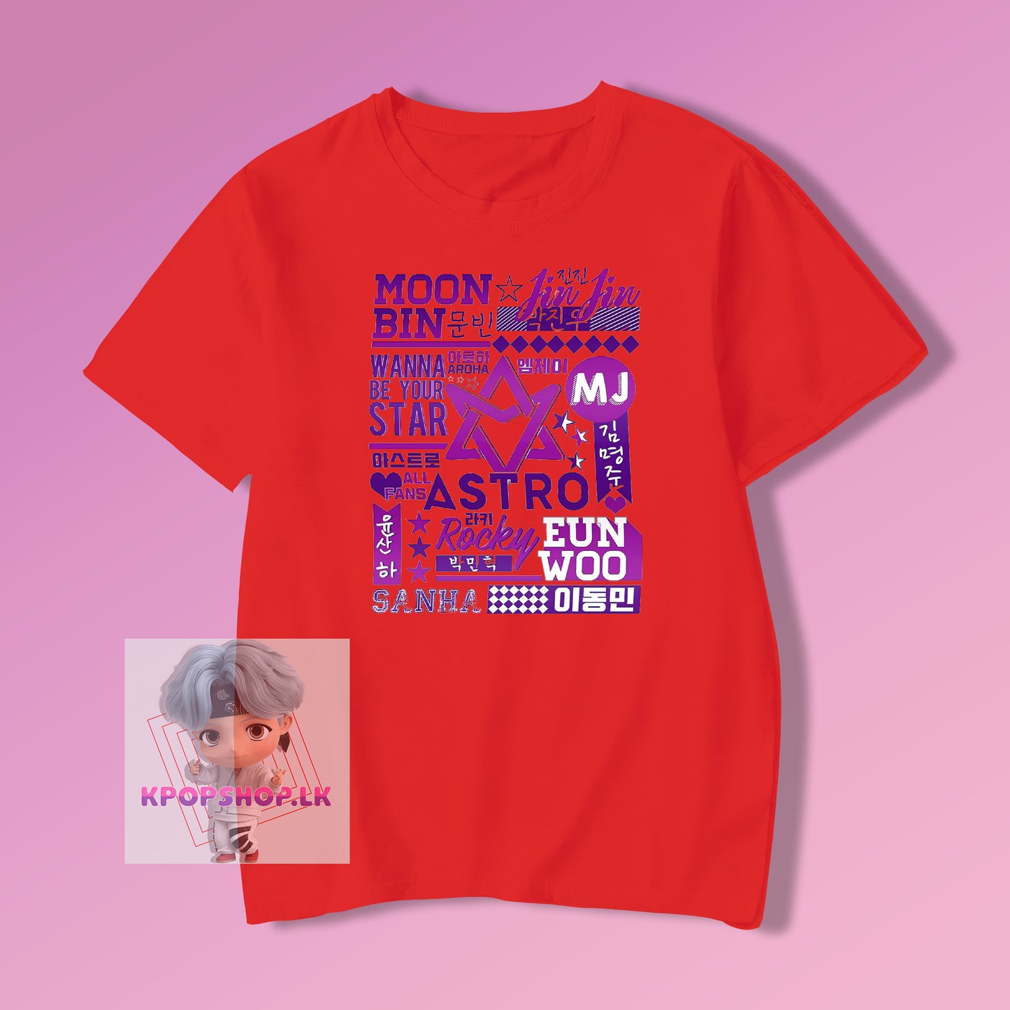 Astro Collage KPOP T-shirt