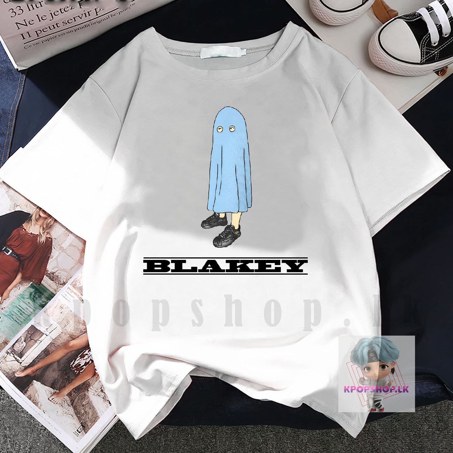 BTS KPOP Bangtan Boys Rap Monster BLAKEY T-shirt