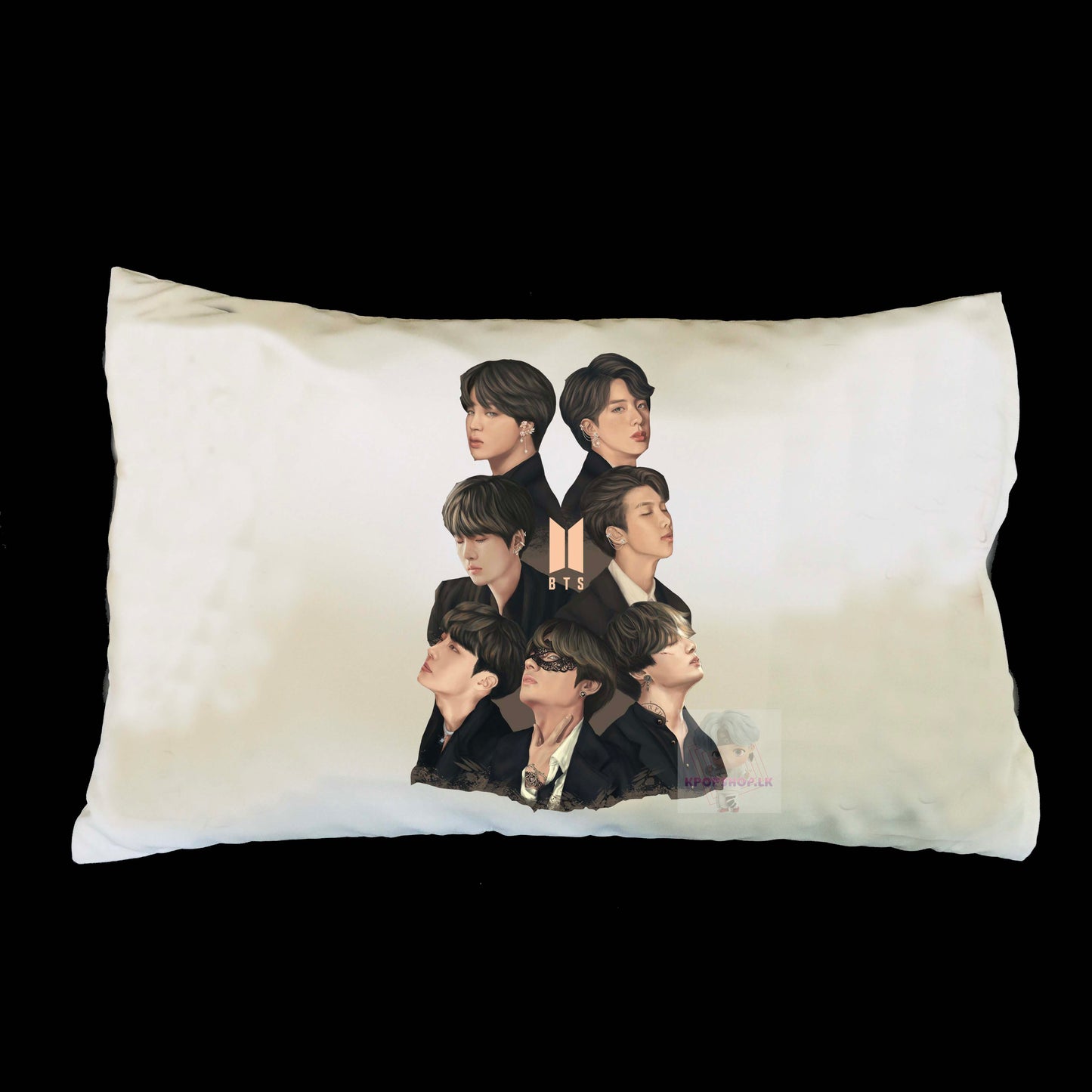 BTS Bed Pillow Cover