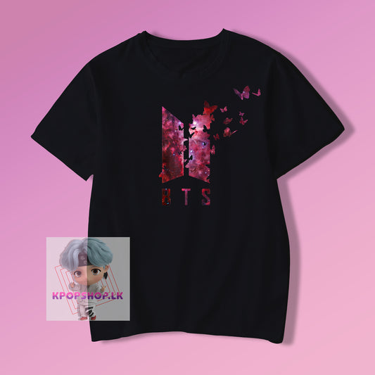 BTS Butterfly Logo KPOP T-shirt